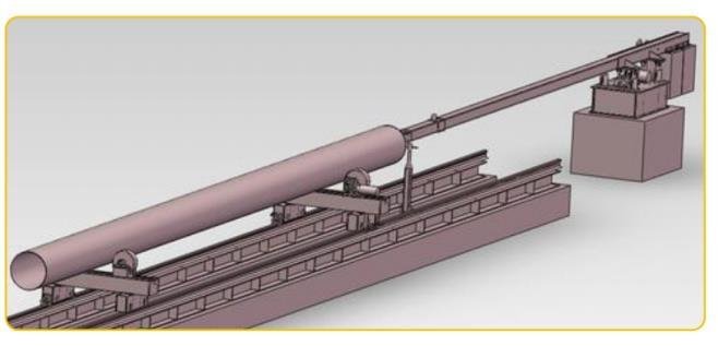 電力塔桿內(nèi)縱縫焊接專機(jī)